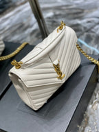 Saint Laurent College Medium Chain Bag With Gold Hardware 24cm