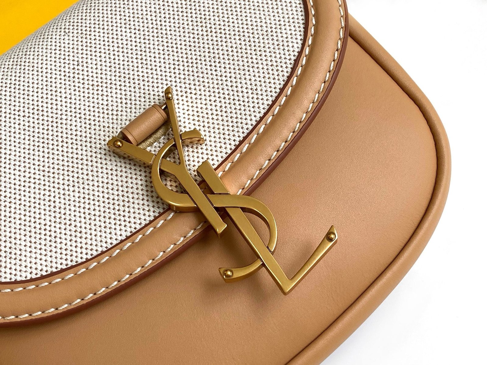 Saint Laurent Kaia Small Satchel With Gold Hardware 18cm