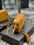 Saint Laurent Lou Camera Bag With Gold Hardware 23cm