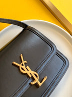 Saint Laurent Solferino Small Satchel With Gold Hardware 19cm