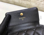 CO-CO Chanel Boy Wallet With Gold Hardware 11cm