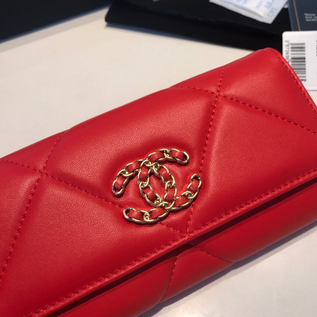 CO-CO Chanel Long Wallet 17cm