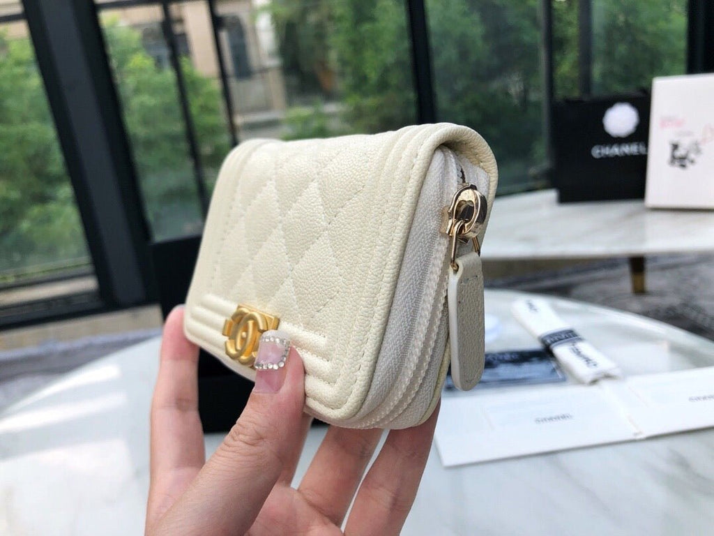 CO-CO Chanel Zipped Coin Purse 11cm