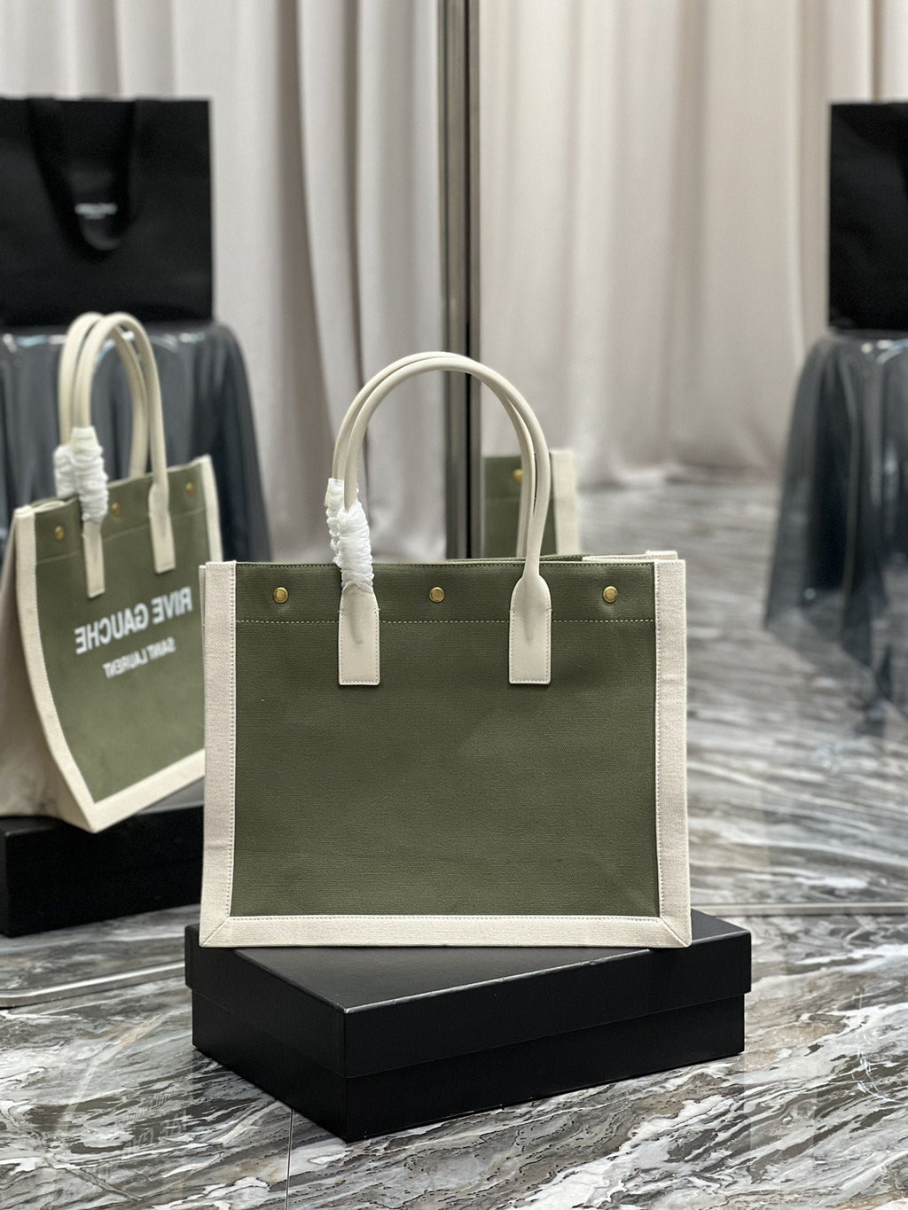 Saint Laurent Rive Gauche Tote Bag 39cm
