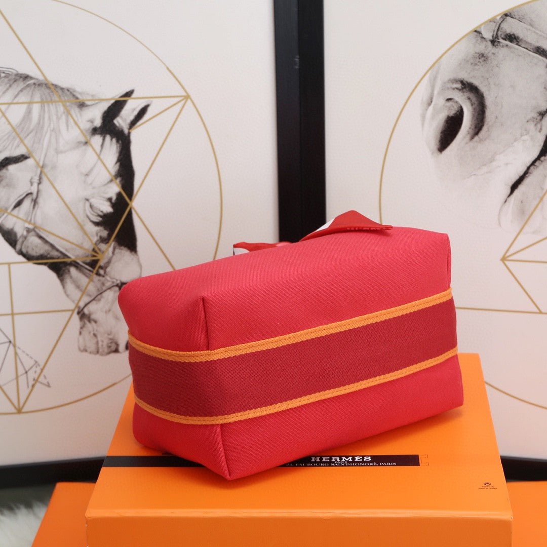 Hermes Bride A Brac Case Red Bag For Women, Women’s Handbags, Shoulder Bags 9.8in/25cm