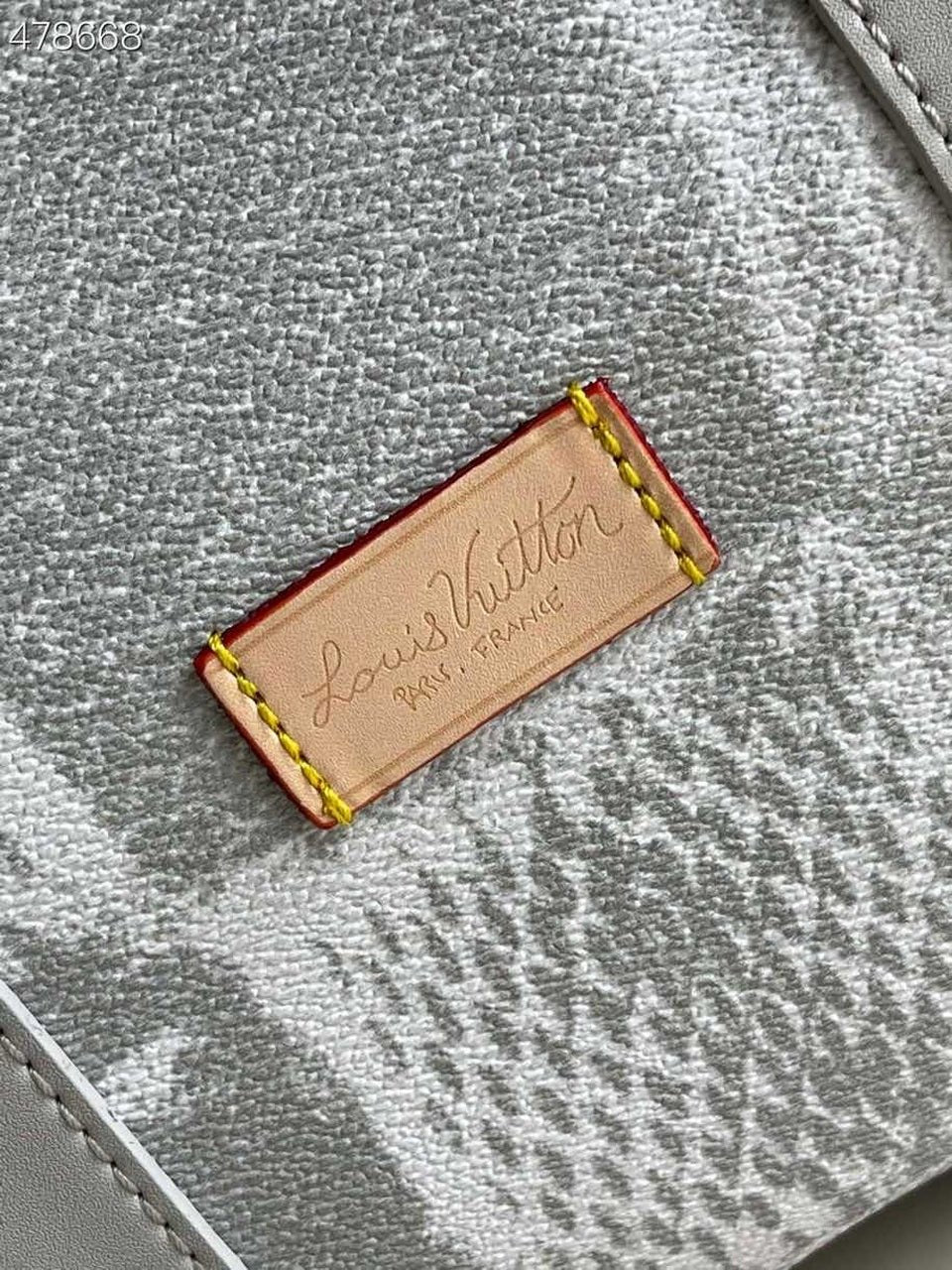 Louis Vuitton Keepall Bandouliere 50cm Damier Salt Canvas Spring/Summer Collection N50059, Grey