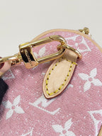 Louis Vuitton Nano Speedy in Monogram 16cm Pink