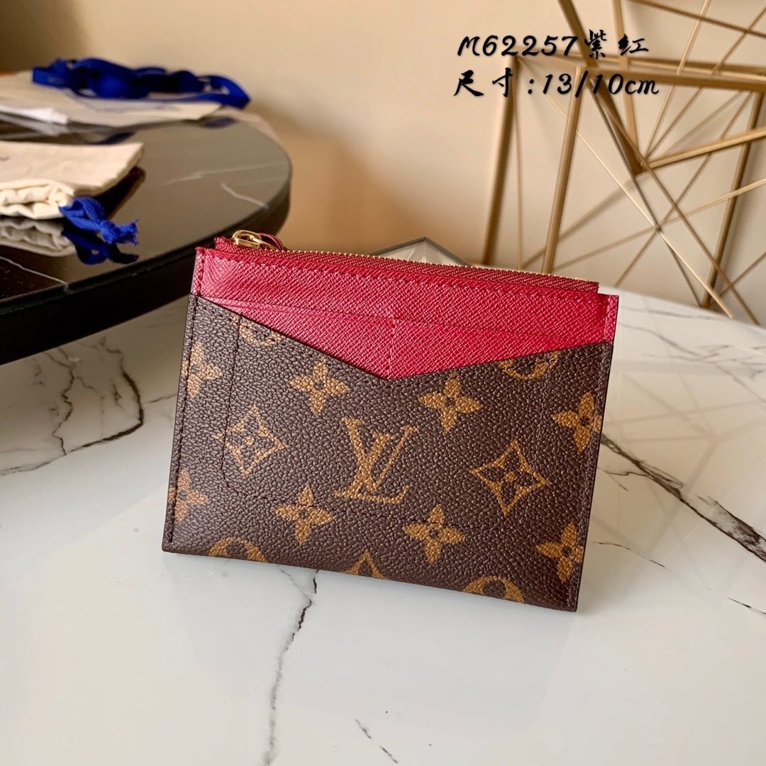Louis Vuitton Porte-Carte Zippe 13cm Brown
