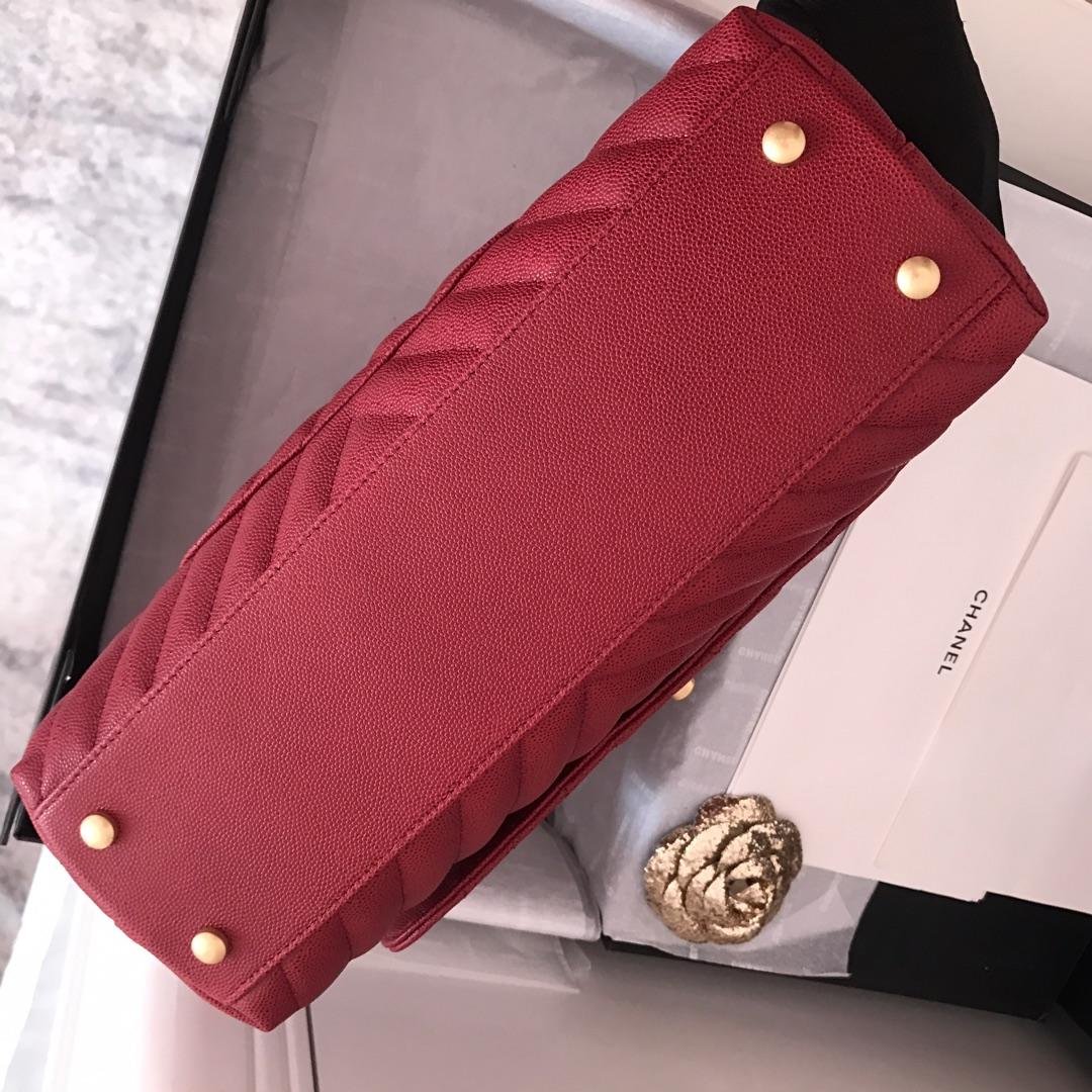 Chanel Handbag 28cm Red