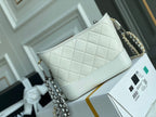 Chanel CO-CO Gabrielle Hobobag 20cm White