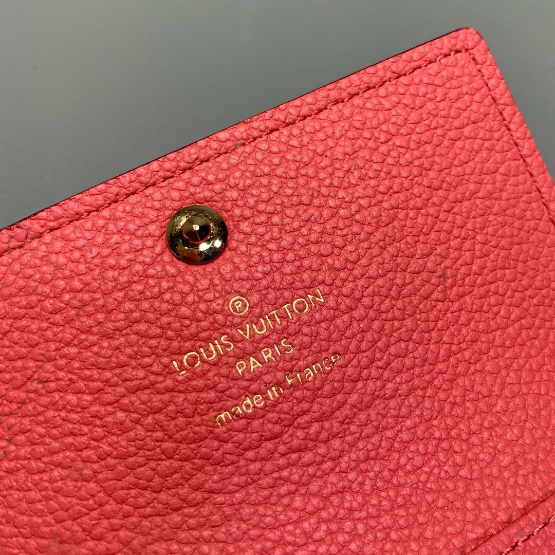 Louis Vuitton Monogram Wallet 10cm Pink