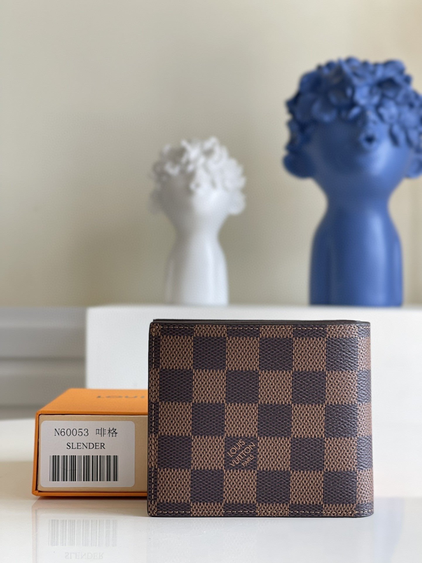 Louis Vuitton Amerigo Wallet 12cm Brown