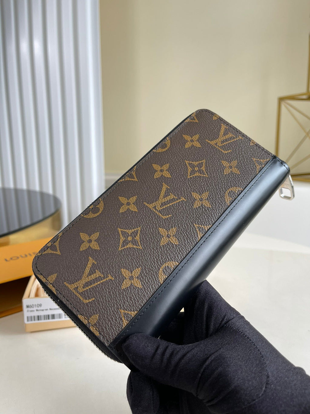 Louis Vuitton Monogram Empreinte Wallet 10cm Brown
