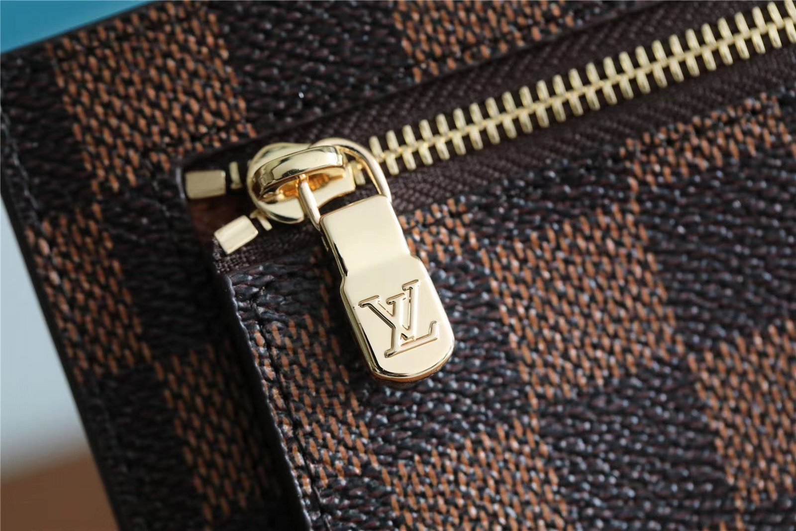 Louis Vuitton ID Card Holder Damier Graphite Canvas Brown For Men, Men’s Wallet 13cm LV N60378