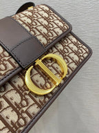 Christian Dior Brown Crossbody Bag 24cm
