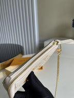 Louis Vuitton Monogram Empreinte Bag 16cm Cream