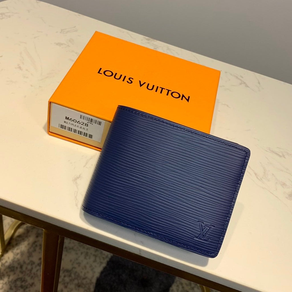 Louis Vuitton Monogram Wallet 12cm Blue