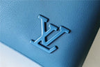 Louis Vuitton Pochette Ipad Blue Aerogram For Men, Men’s Wallet 30cm LV M81029
