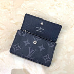 Louis Vuitton Monogram Wallet 18cm Black