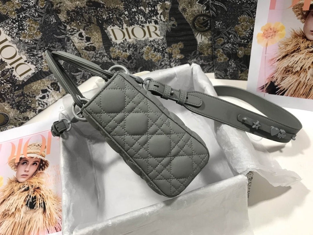 Christian Dior Grey Lady Dior My 26cm