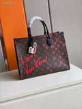 Louis Vuitton x Urs Fischer OnTheGo Bag 34cm Monogram Canvas Spring/Summer Collection M45119 Brown