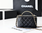 Chanel Small Vanity Bag 17cm Black