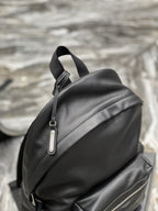 Saint Laurent City Backpack In Unisex 35cm Black