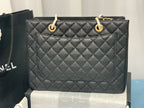 Chanel Tote Bag Spring Collection Gold Hardware 33cm Black