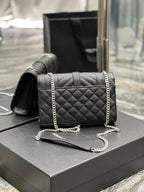 Saint Laurent Small Bag In Mix Matelasse 21cm Black