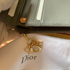 Mini Lady Dior Black Wallet 11cm