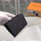 Louis Vuitton Monogram Wallet 10cm Black