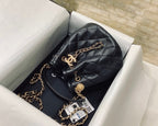 Chanel Classic Bucket Bag Gold Hardware 20cm Black