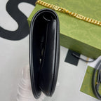 Gucci Blondie Shoulder Bag Black For Women, Women’s Bags 11in/28cm GG‎