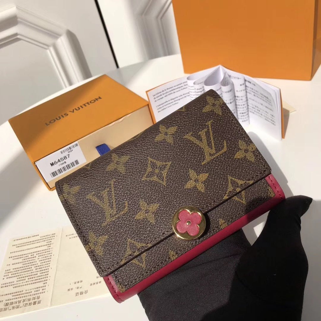 Louis Vuitton Monogram Empreinte Wallet 12cm Brown