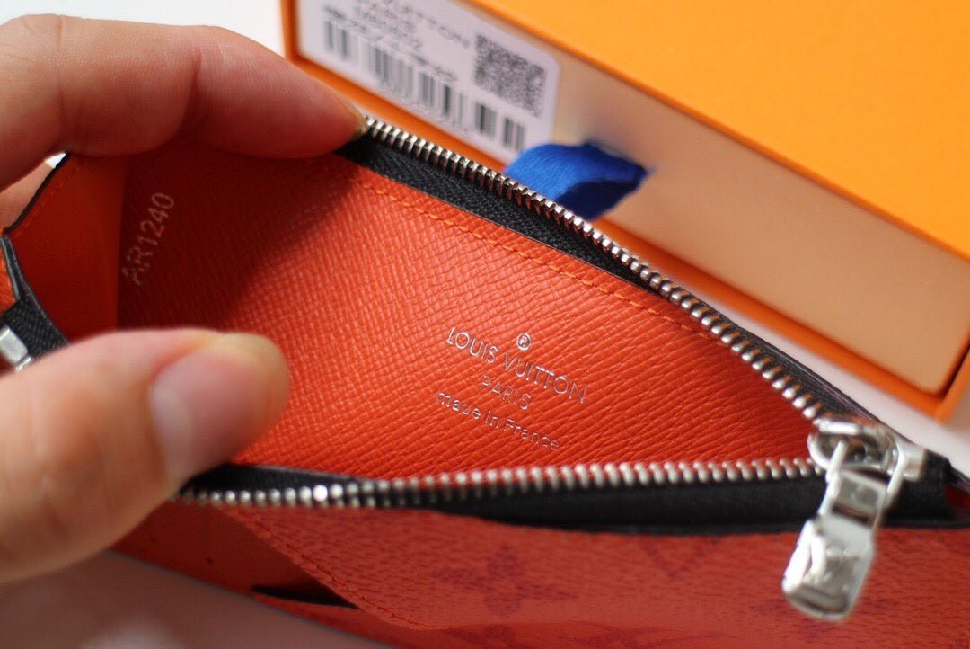 Louis Vuitton Monogram Wallet 20cm Orange