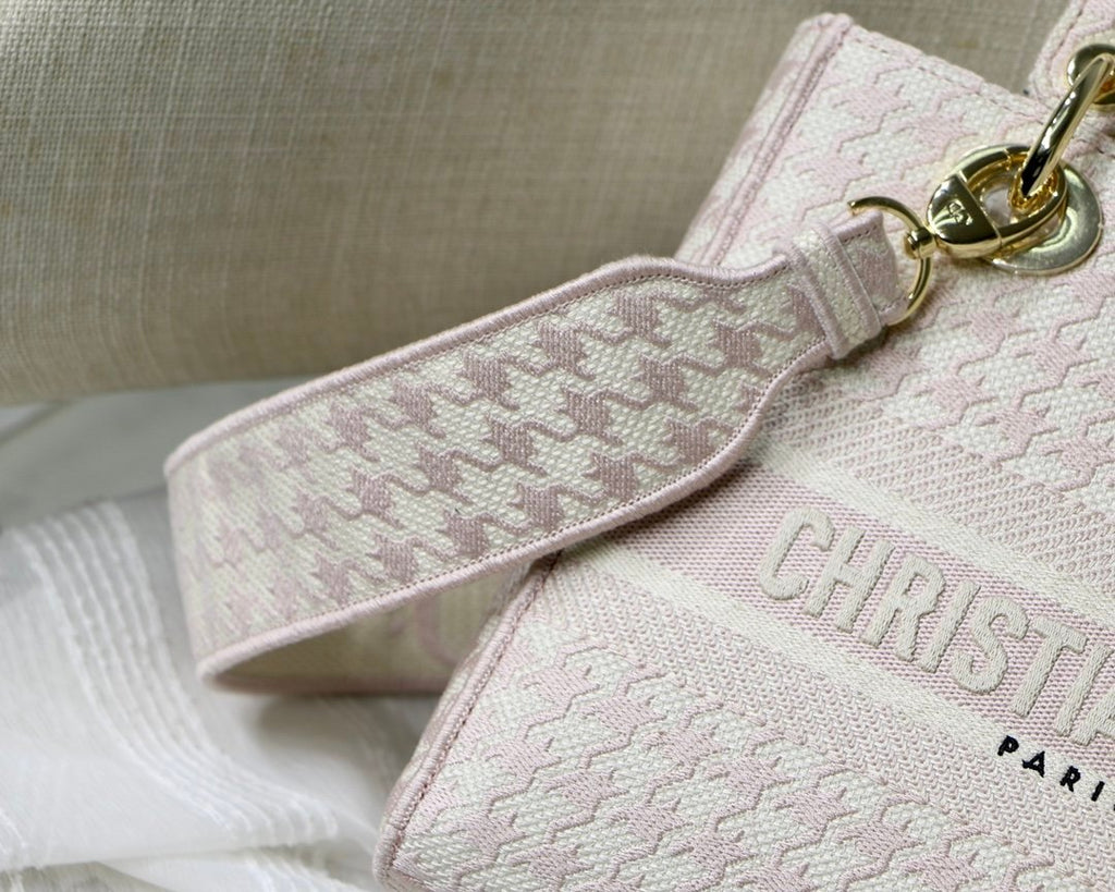 Christian Dior Medium Lady D-Lite Bag 24cm Pink