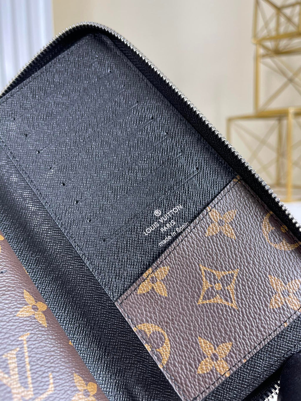 Louis Vuitton Monogram Empreinte Wallet 10cm Brown