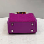 Fendi Mini Sunshine Shopper 18cm Purple