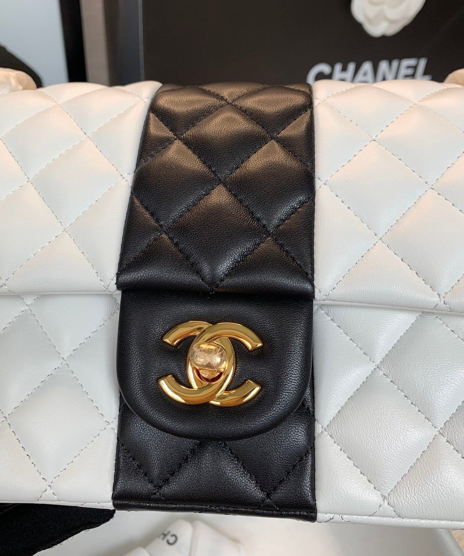 Chanel Mini Flap Bag 25cm White