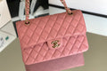 Chanel Classic Flapbag Gold Hardware 26cm Pink