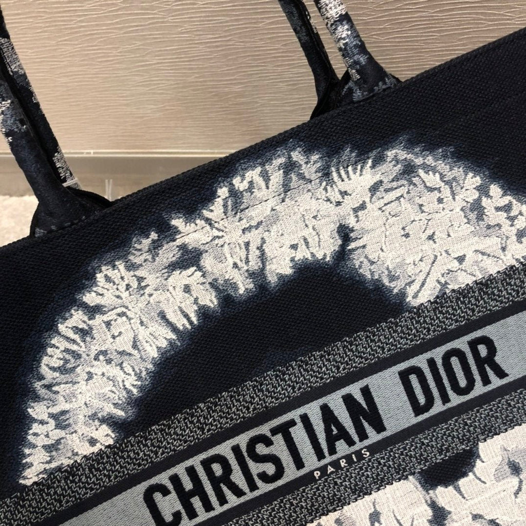 Christina Dior Book Tote Black Bag 42 cm