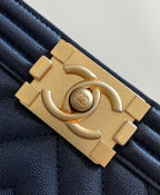 Chanel Medium Classic Flapbag 25cm Dark Blue