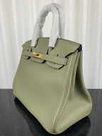 Hermes Birkin Bag 30 Green Moss Toned Hardware Bag For Women, Women’s Handbags, Shoulder Bags 11.8in/30cm