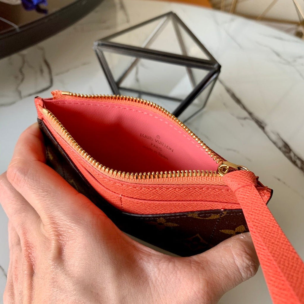 Louis Vuitton Porte-Carte Zippe 13cm Brown