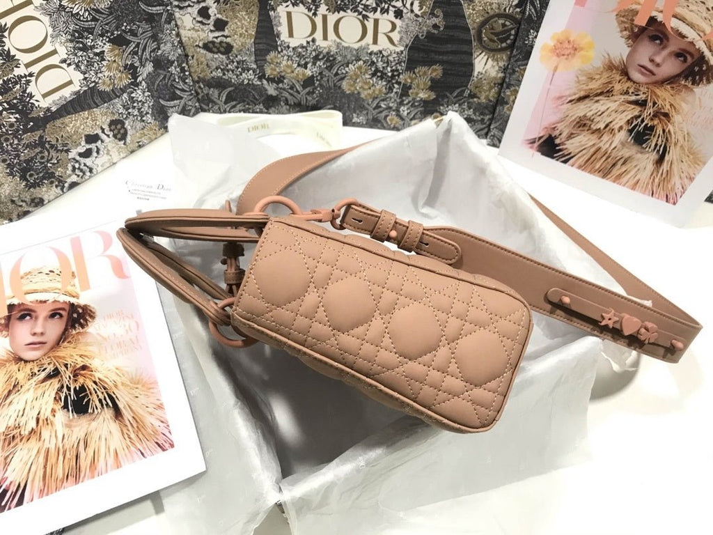 Christian Dior Beige Lady Dior My 20cm