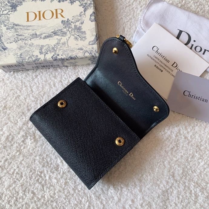 Christian Dior Black Wallet 11cm