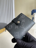 Louis Vuitton Monogram Empreinte Wallet 11cm Black