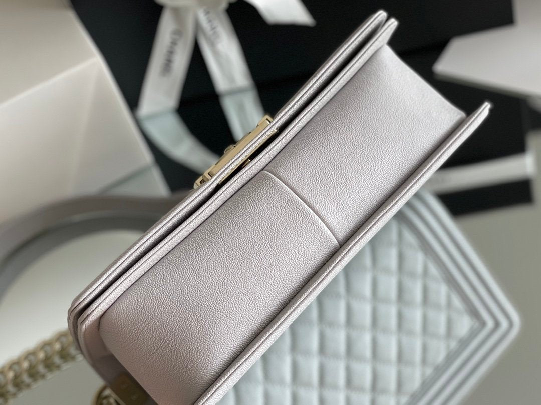 Chanel Medium Classic Flapbag 25cm Grey