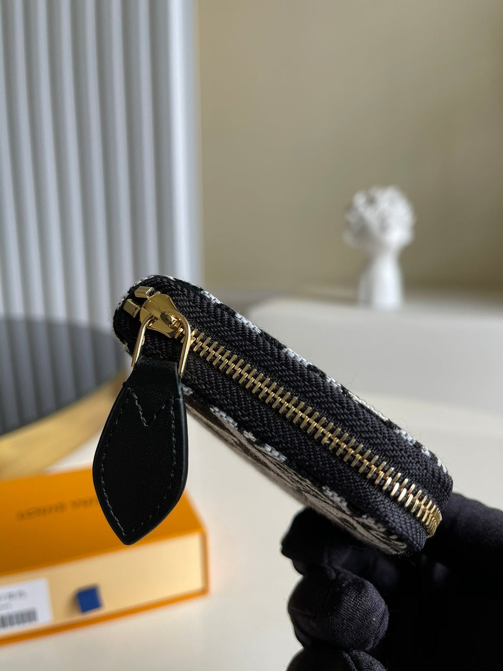 Louis Vuitton Monogram Empreinte Wallet 11cm Black