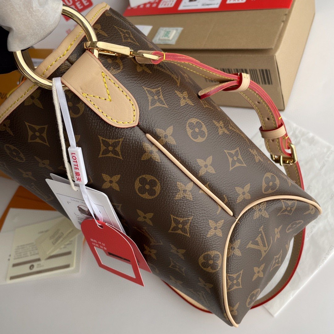 Louis Vuitton Delightful PM Monogram Canvas Natural For Women, Women’s Handbags, Shoulder Bags 33cm LV M40352